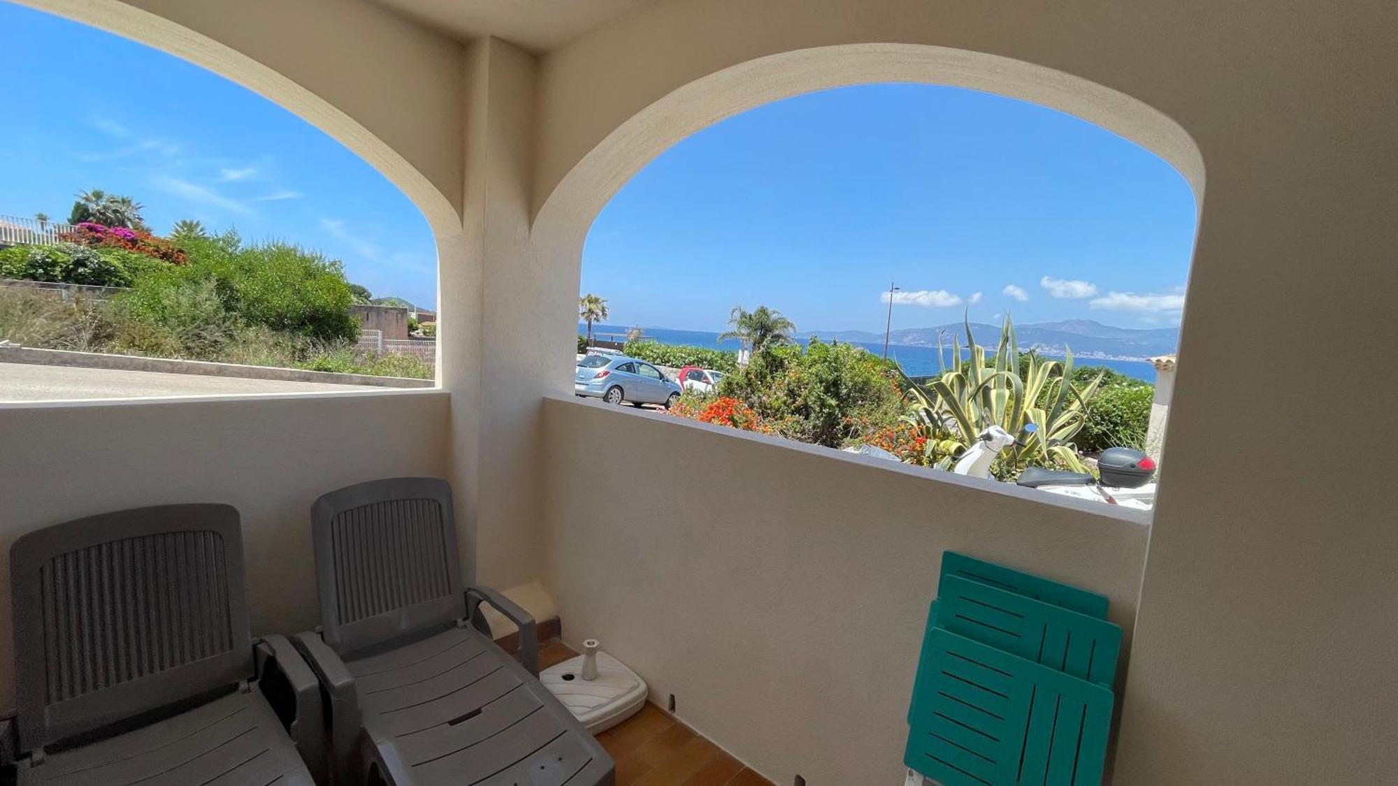 Vue Mer Panoramique Plage 50M Porticcio Corse Zewnętrze zdjęcie