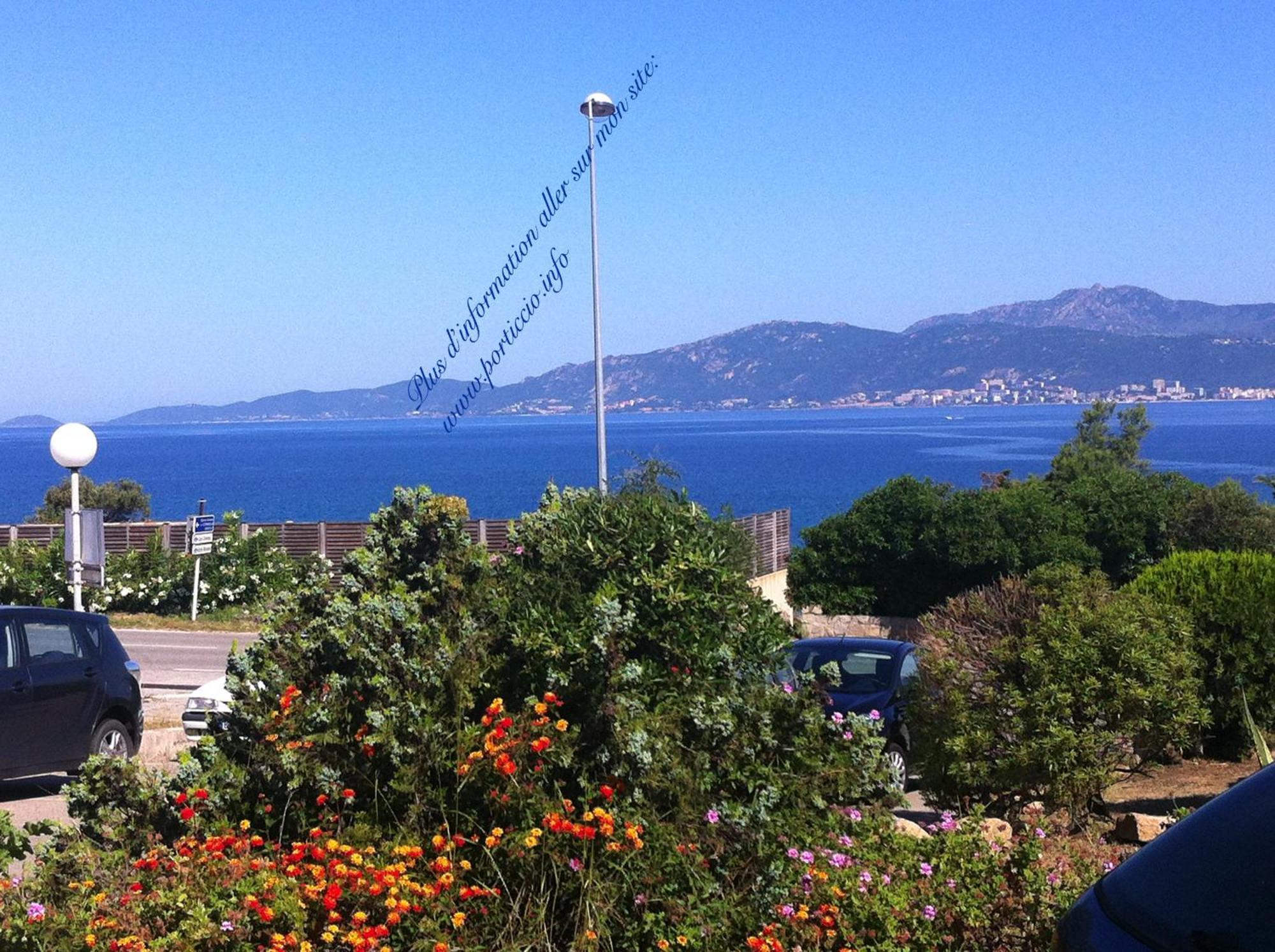 Vue Mer Panoramique Plage 50M Porticcio Corse Zewnętrze zdjęcie